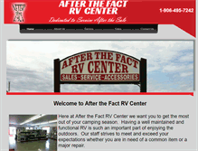 Tablet Screenshot of afterthefactrv.com